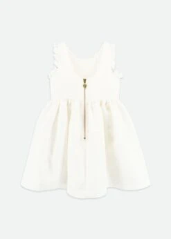 Rhiannon Jacquard Dress Snowdrop 11 Rhiannon Jacquard Dress Snowdrop -Angels Face Negozio Rhiannon Dress Snowdrop Back