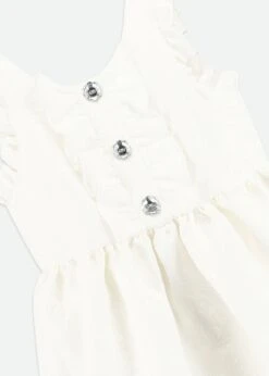 Rhiannon Jacquard Dress Snowdrop 10 Rhiannon Jacquard Dress Snowdrop -Angels Face Negozio Rhiannon Dress Snowdrop Detail