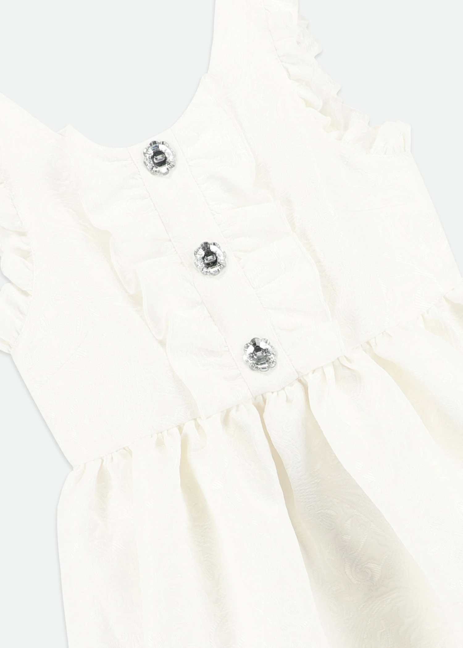 Rhiannon Jacquard Dress Snowdrop 6 Rhiannon Jacquard Dress Snowdrop - immagine 4