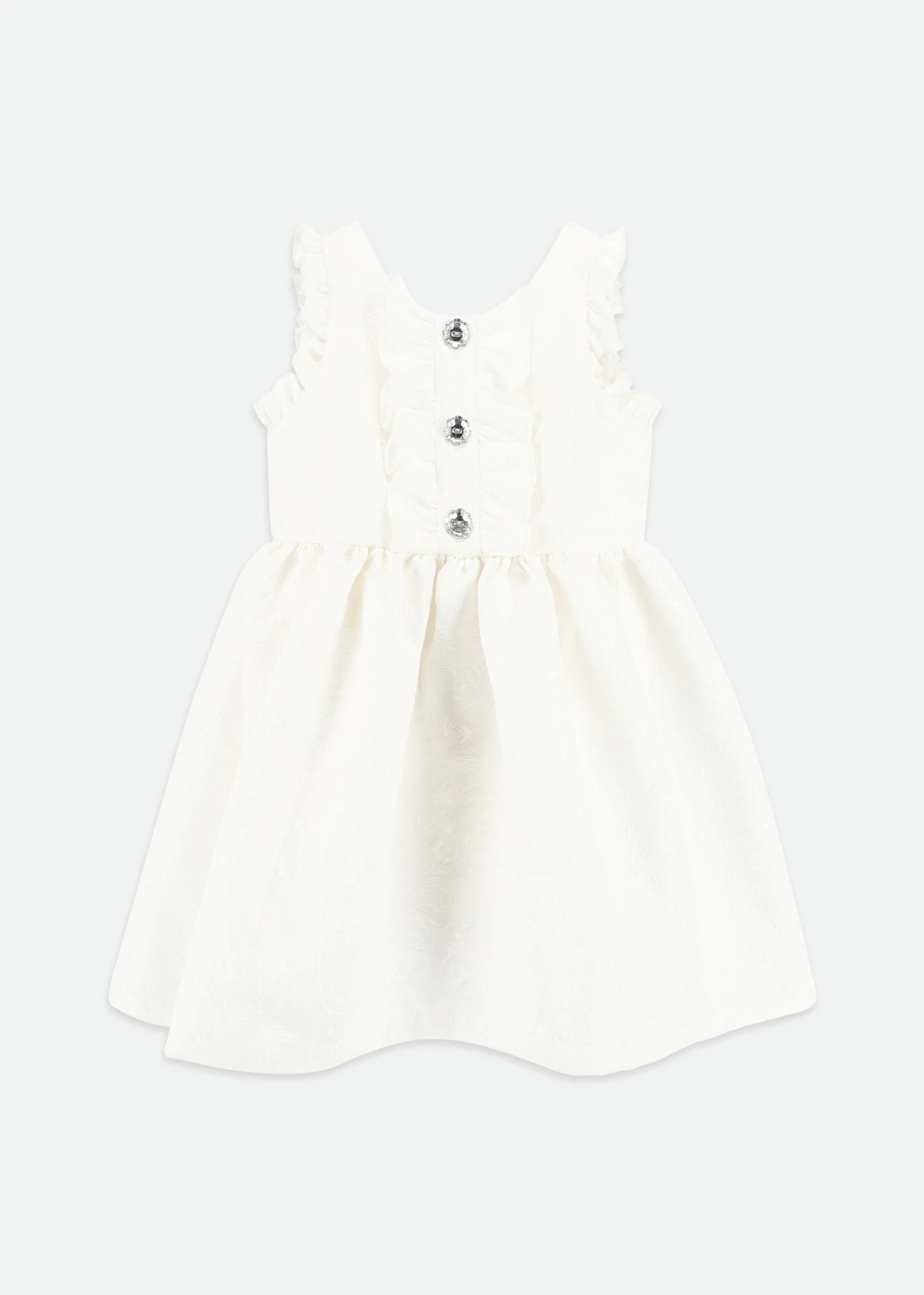 Rhiannon Jacquard Dress Snowdrop 3 Rhiannon Jacquard Dress Snowdrop