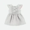 Rhiannon Baby Jacquard Dress Platinum