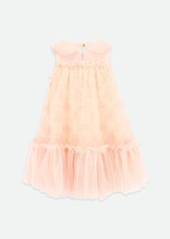 Ricarada 3D Daisy Tulle Dress Blush 11 Ricarada 3D Daisy Tulle Dress Blush -Angels Face Negozio Ricarda Dress Blush Back