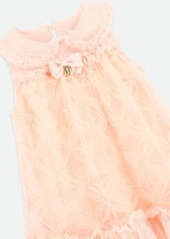 Ricarada 3D Daisy Tulle Dress Blush 10 Ricarada 3D Daisy Tulle Dress Blush -Angels Face Negozio Ricarda Dress Blush Detail