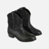 Rio Crystal Cowboy Boot Black -Angels Face Negozio Rio Boots Black Front