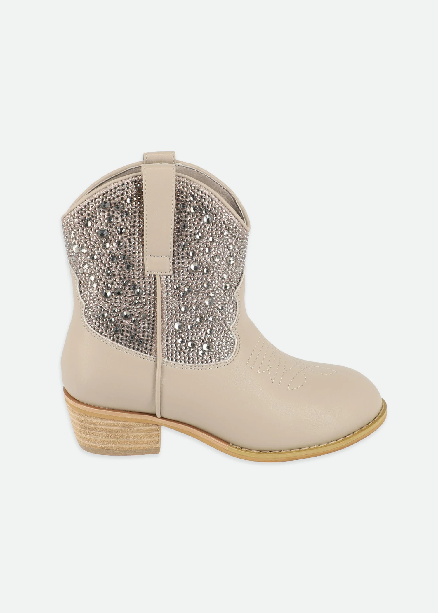 Rio Crystal Cowboy Boot Taupe 7 Rio Crystal Cowboy Boot Taupe - immagine 5