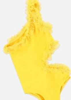 Ritzy Sparkle Swimsuit Dandelion -Angels Face Negozio Ritzy Swimsuit Yellow Detail
