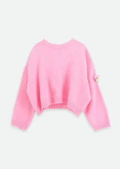 Roberta Cropped Jumper With Wings Rose -Angels Face Negozio Roberta Jumper Pink Front 9ebfb0eb cc64 47ae b693 6f1a8799d70d