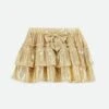 Rock Skirt Gold Metallic
