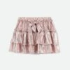Rock Skirt Pink Metallic -Angels Face Negozio Rock Skirt Pink Front
