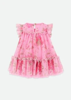 Rosebud Flower Baby Dress Begonia Pink -Angels Face Negozio Rosebud BabyDress Begonia Back 58fabd5e 7bc2 43fc 857f db32ba353e13