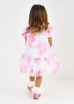 Rosebud Roses Baby Dress Snowdrop Pink 9 Rosebud Roses Baby Dress Snowdrop Pink -Angels Face Negozio Rosebud Dress Snowdrop Lifestyle 1