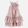 Rosemary Dress Pink Metallic