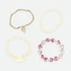 Rose Bracelet Set Vanilla -Angels Face Negozio Roses Bracelet Vanilla Flat