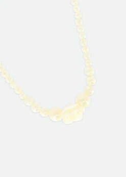 Rose Necklace Vanilla -Angels Face Negozio Roses Necklace Vanilla Detail