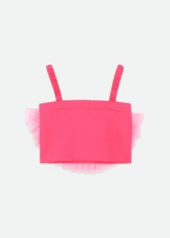 Rosetta Blooming Marvellous Tulle Top Fuchsia -Angels Face Negozio Rosetta Top BM Back