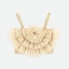 Rosetta Tulle Top Sand Sparkle -Angels Face Negozio Rosetta Top Sand Front