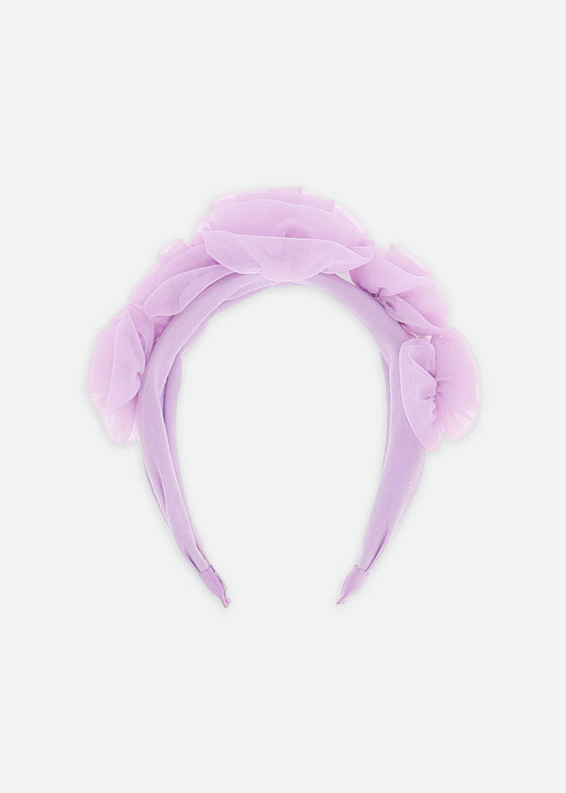 Rosie Tulle Aliceband Lilac 3 Rosie Tulle Aliceband Lilac