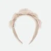 Rosie Tulle Aliceband Sand Sparkle 2 Rosie Tulle Aliceband Sand Sparkle -Angels Face Negozio Rosie Headband Sand Front