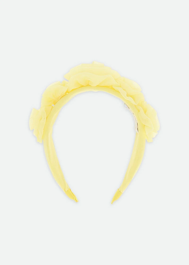 Rosie Tulle Aliceband Sherbert 3 Rosie Tulle Aliceband Sherbert