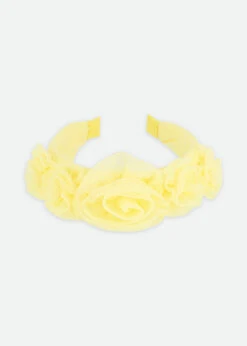 Rosie Tulle Aliceband Sherbert 9 Rosie Tulle Aliceband Sherbert -Angels Face Negozio Rosie Headband Sherbert Front2