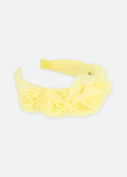 Rosie Tulle Aliceband Sherbert 8 Rosie Tulle Aliceband Sherbert -Angels Face Negozio Rosie Headband Sherbert Side
