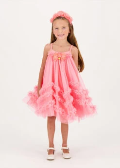 Rosie Tulle Aliceband Coral -Angels Face Negozio Rosie Aliceband Coral Lifestyle