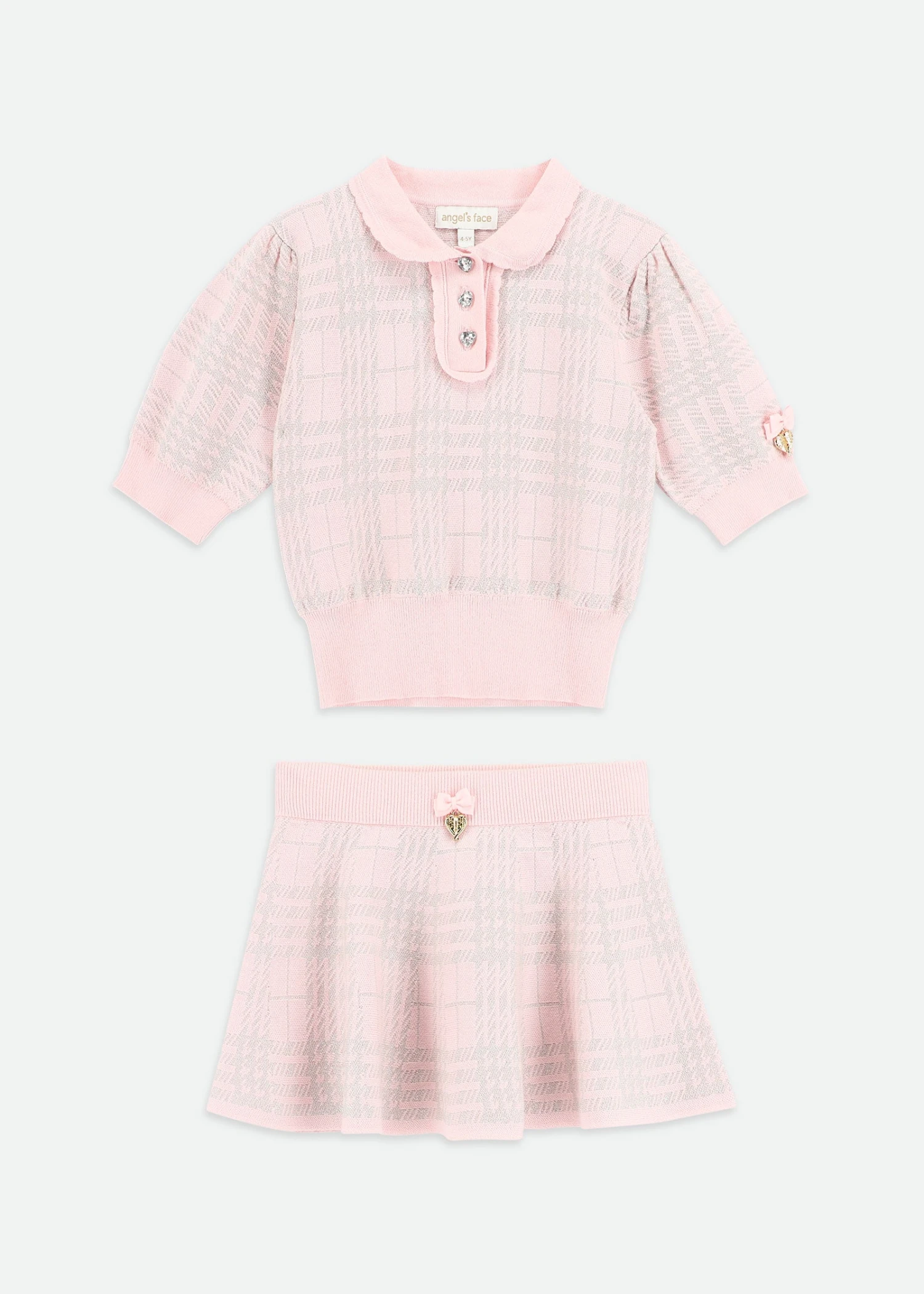 Rosina Knitted Co-ord Fairy Pink 3 Rosina Knitted Co-ord Fairy Pink