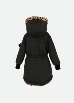 Roxy Reversible Coat Black -Angels Face Negozio Roxy Reversible Coat Black Back