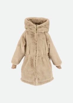Roxy Reversible Coat Sand -Angels Face Negozio Roxy Reversible Coat Sand Front2