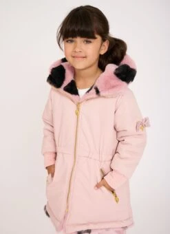 Roxy Reversible Coat Tea Rose -Angels Face Negozio Roxy Reversible Coat Tea Rose Lifestyle 2