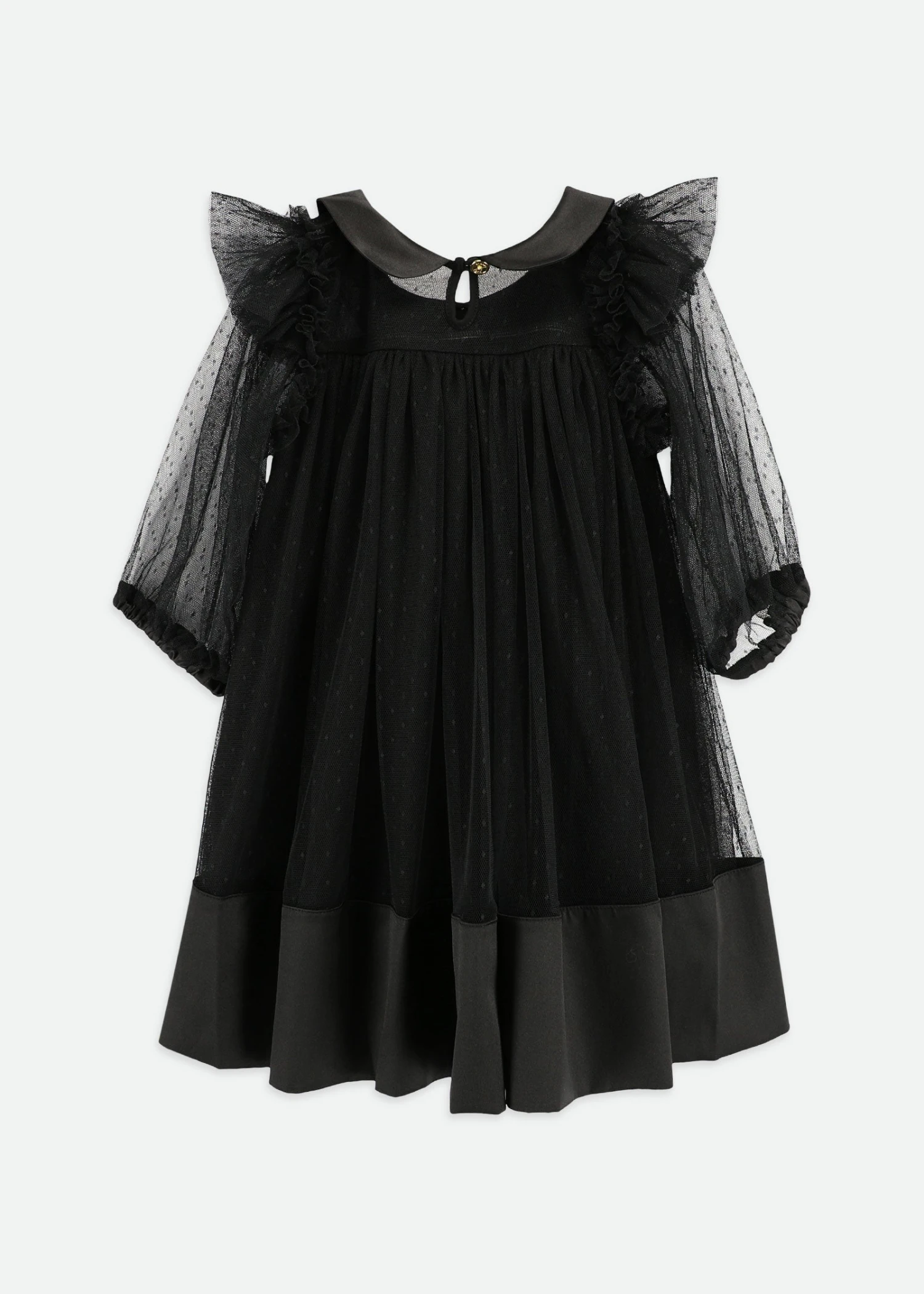 Roz Spotted Tulle Dress Black 7 Roz Spotted Tulle Dress Black - immagine 5