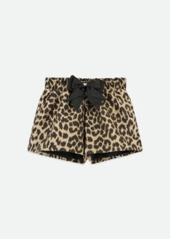 Ruthie Shorts Black Leopard