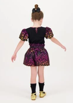 Ruthie Multi Leopard Shorts Black -Angels Face Negozio Ruthie Shorts Black Lifestyle 2