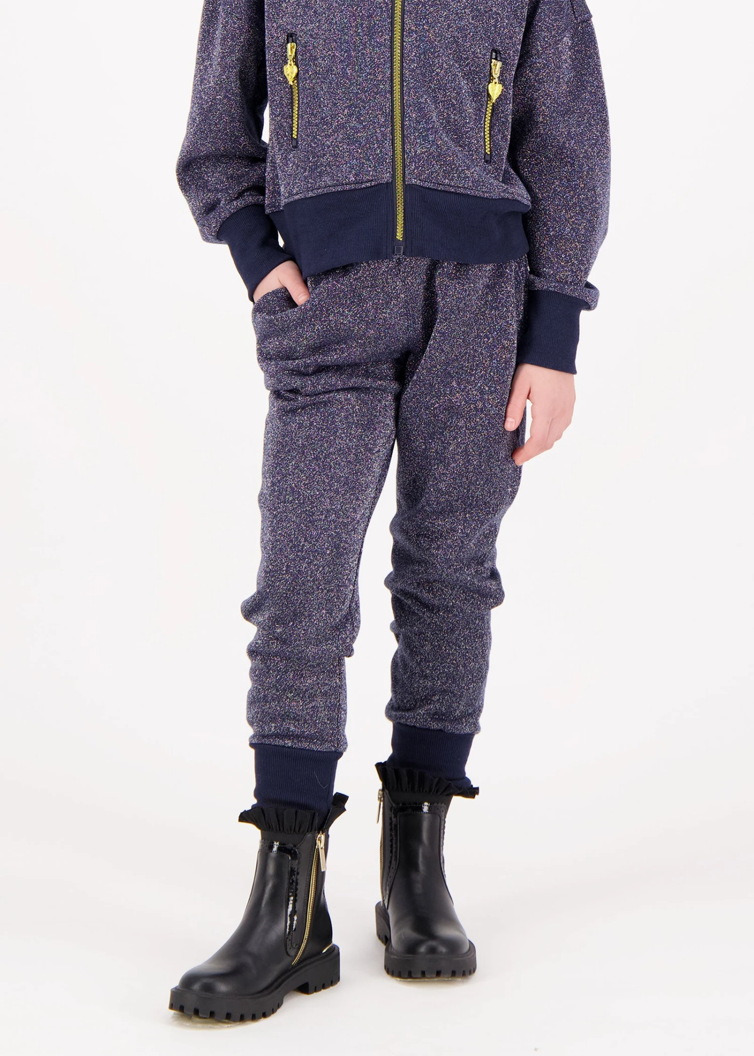 Samira Glitter Sweat Jogger Navy 4 Samira Glitter Sweat Jogger Navy - immagine 2