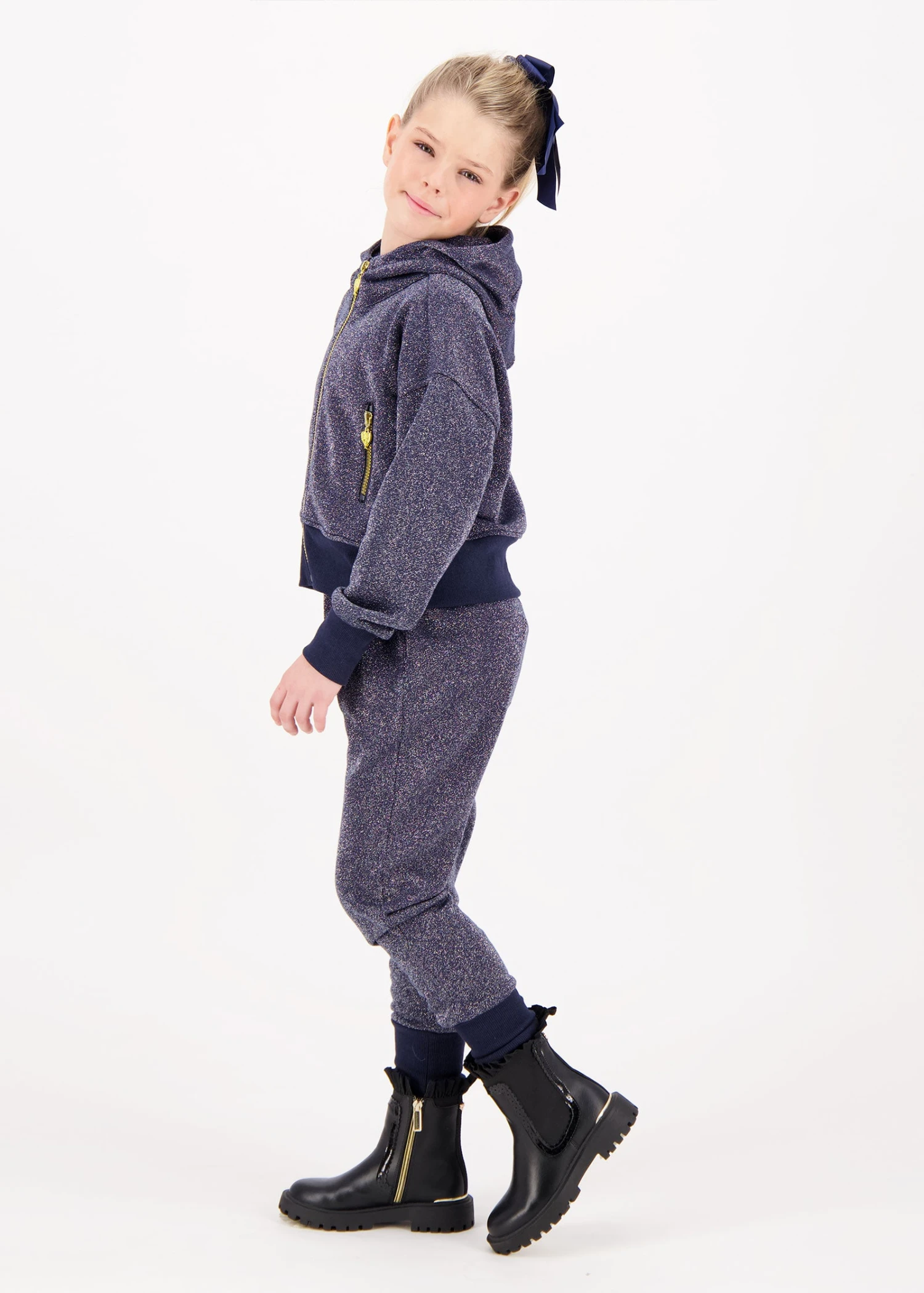 Samira Glitter Sweat Jogger Navy 5 Samira Glitter Sweat Jogger Navy - immagine 3