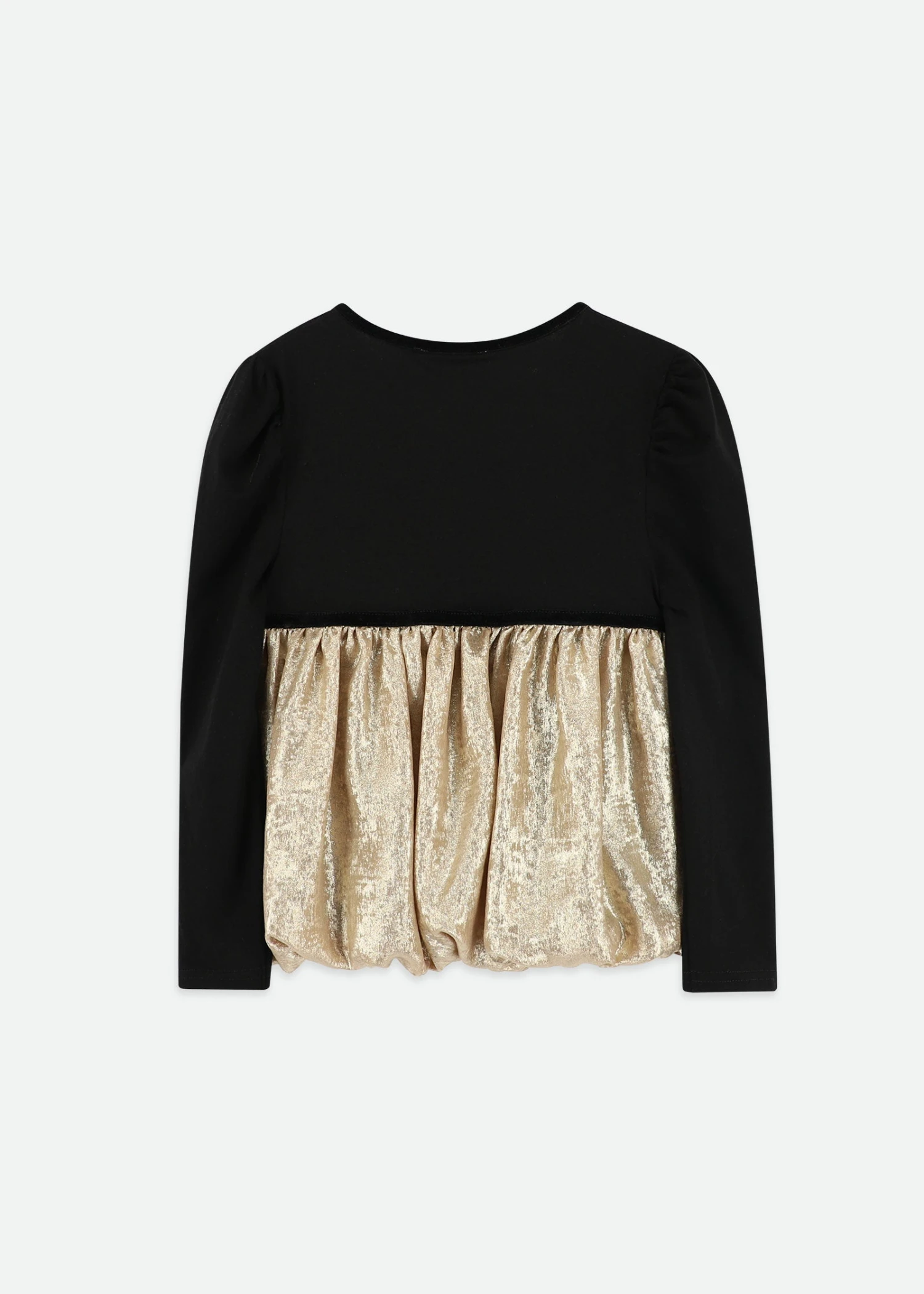 Saskia Metallic Ballon Top Black/Gold 7 Saskia Metallic Ballon Top Black/Gold - immagine 5