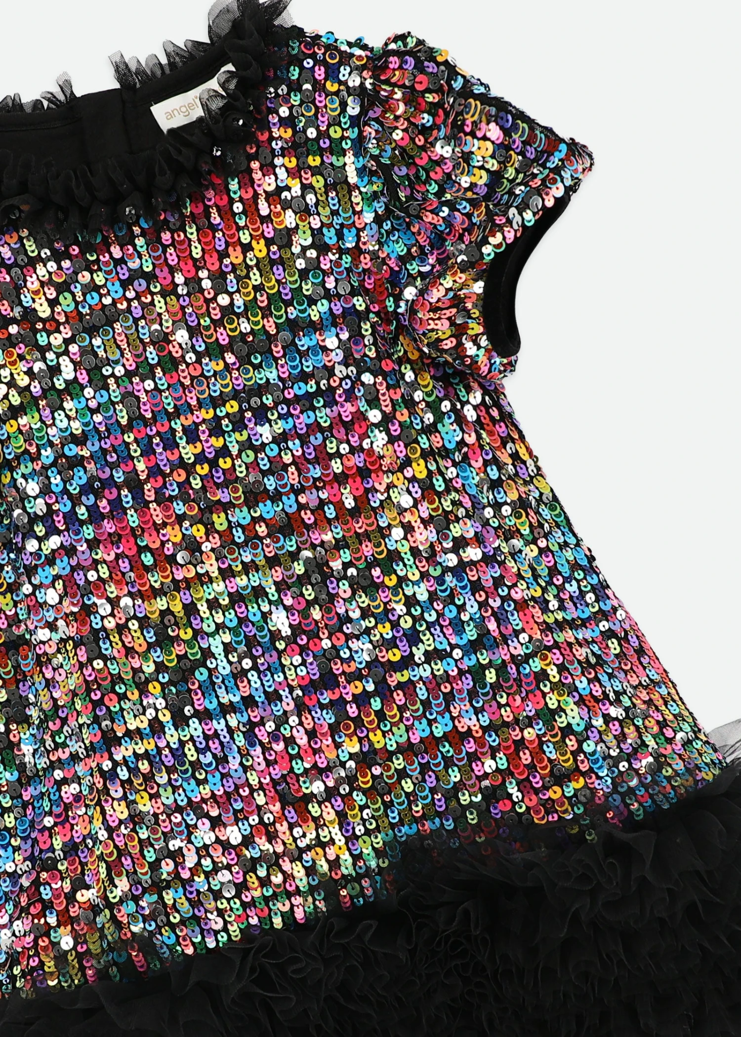 Shalini Sequin Dress Black Multi 6 Shalini Sequin Dress Black Multi - immagine 4