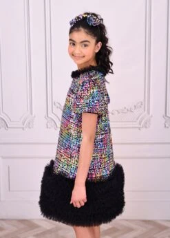 Shalini Sequin Dress Black Multi 9 Shalini Sequin Dress Black Multi -Angels Face Negozio Shalini Dress Black Multi Lifestyle 2