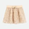 Sinead Sequin Skirt Caramel