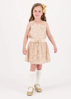 Sinead Sequin Skirt Caramel -Angels Face Negozio Sinead Skirt Caramel Lifestyle