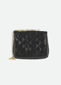 Skyla Quilted Black Bag -Angels Face Negozio Skyla Bag Black Back