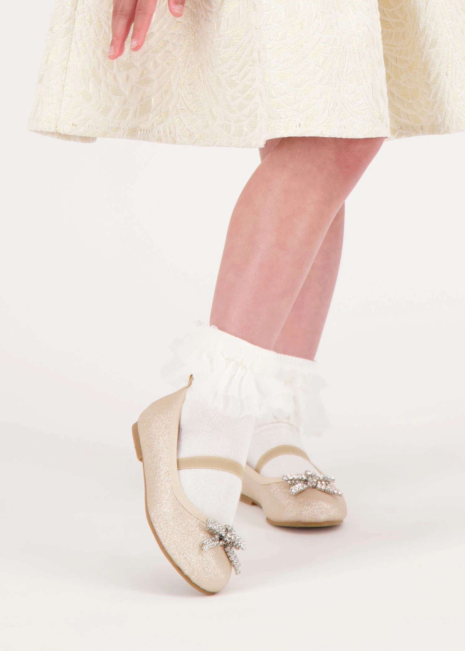 Sofia Diamante Bow Pumps Gold 4 Sofia Diamante Bow Pumps Gold - immagine 2