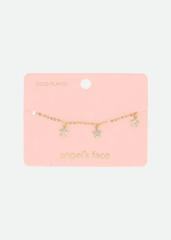 Star Bracelet Gold 9 Star Bracelet Gold -Angels Face Negozio Star Bracelet Gold Front1