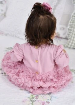 Talia Baby 3D Roses Dress Tea Rose -Angels Face Negozio Talia Dress Tea Rose Lifestyle 1 a863c513 2cac 4d9e 85db 3de45f84d7e1