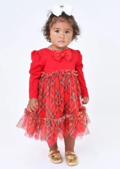 Tavia Baby Tartan Dress Red -Angels Face Negozio Tavia Dress Red Lifestyle 1cece479 97dd 4e37 9317 a055e8823999