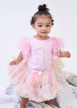 1st Birthday Top Fairy Pink -Angels Face Negozio Taylor Birthday Tee Pink Lifestyle ba93c6f2 f1bd 4d61 924b 959368342ff3