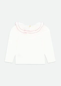 Thelma Pleated Collar Top Snowdrop -Angels Face Negozio Thelma Top Snowdrop Back 5ec642d1 03f9 4824 8822 6bcfadcb05af