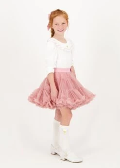 Thelma Pleated Collar Top Snowdrop -Angels Face Negozio Thelma Top Snowdrop Lifestyle 1