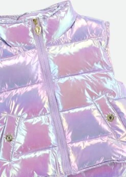 Tilda Iridescent Gilet Orchid Pink -Angels Face Negozio Tilda Gilet Pink Detail