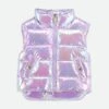 Tilda Iridescent Gilet Orchid Pink -Angels Face Negozio Tilda Gilet Pink Front